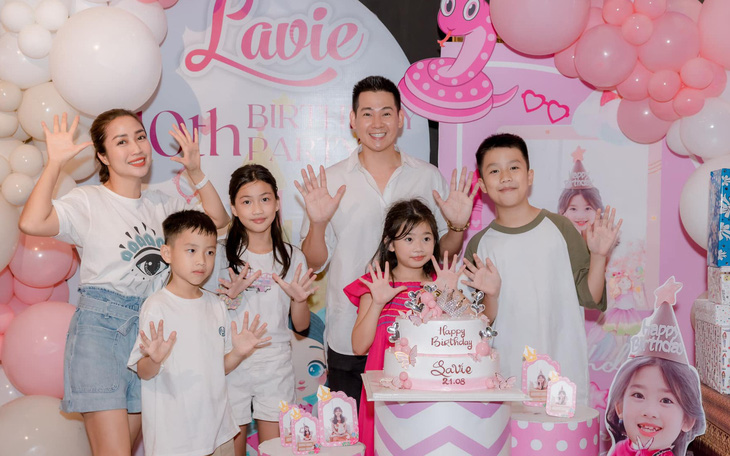 Phùng Ngọc Huy tổ chức sinh nhật cho con gái Lavie
