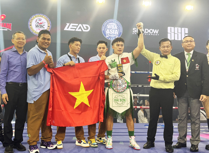 Trịnh Thế Long giành đai bạc WBC châu Á - Ảnh: CINDY