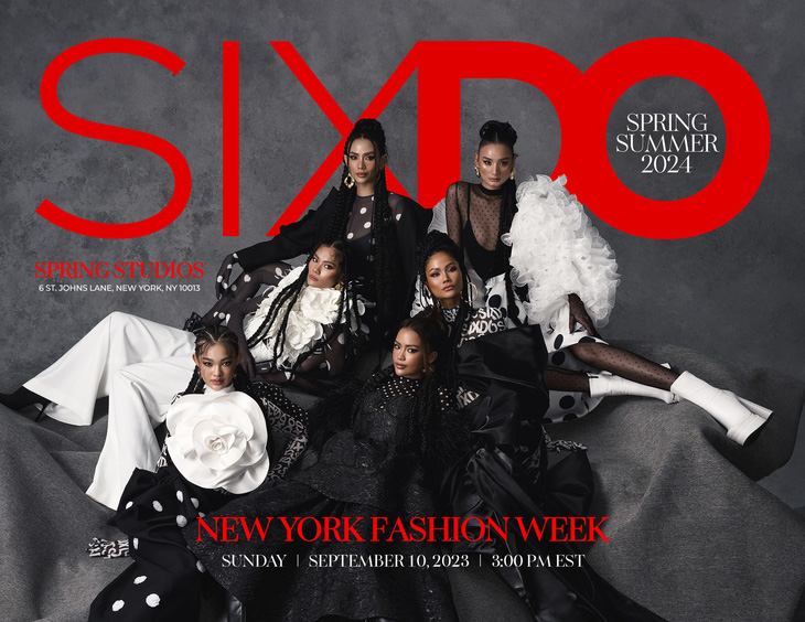 Poster với 6 nàng thơ quảng bá cho show thời trang của SIXDO vào tháng 10 tại New York