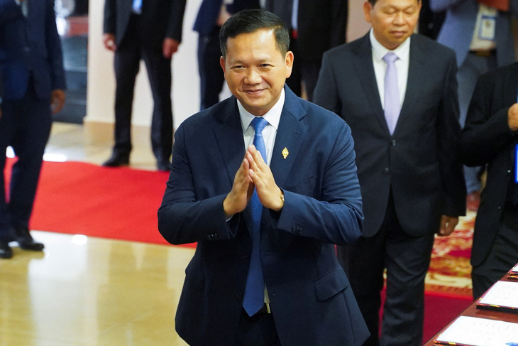 Ông Hun Manet được bầu làm Thủ tướng Campuchia ngày 22-8 - Ảnh: REUTERS