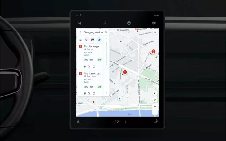 Với tính năng mới, Google Maps sẽ trở nên thiết thực hơn với người dùng xe điện, thậm chí có thể cạnh tranh với những ứng dụng bản đồ của các hãng cung cấp trạm sạc - Ảnh: Carscoops