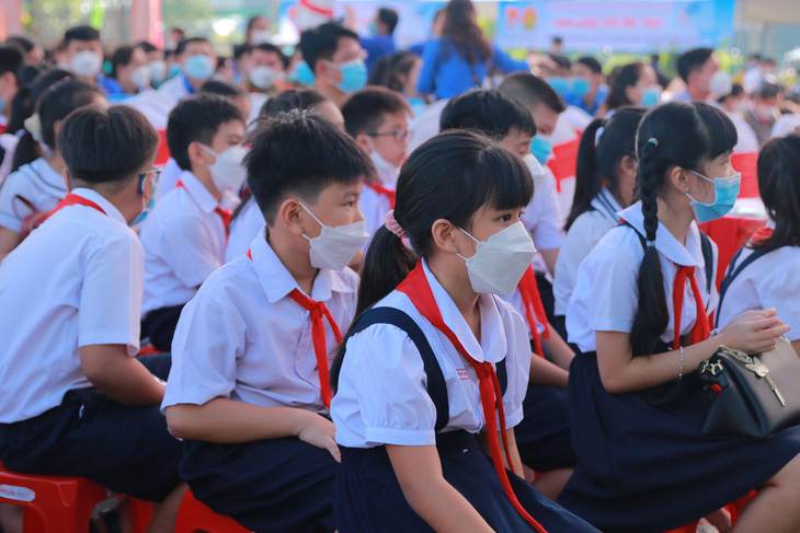 Học sinh Bình Dương - Ảnh: Trang thông tin điện tử Đoàn TNCS Hồ Chí Minh Bình Dương