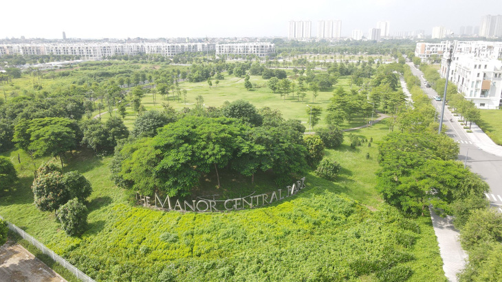 Thành phố Hà Nội kiên quyết thu hồi phần đất đã giao thừa cho Bitexco tại dự án The Manor Center Park - Ảnh: T.KH.