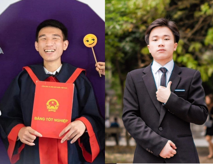 Nguyễn Mạnh Hùng và Nguyễn Mạnh Thắng là hai trong ba thủ khoa toàn quốc khối A00 - Ảnh: NCCC