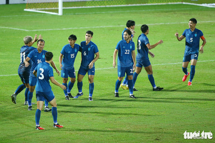 Đội hình U23 Thái Lan hiện có nửa đội hình từng nhiều lần chạm trán các đội trẻ Việt Nam - Ảnh: HOÀNG TÙNG