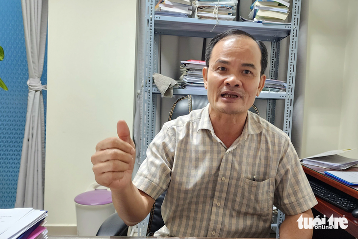 Ông Nguyễn Hồng Quế, phó giám đốc phụ trách Ban quản lý dự án bồi thường, giải phóng mặt bằng và hỗ trợ tái định cư - Ảnh: H.M.