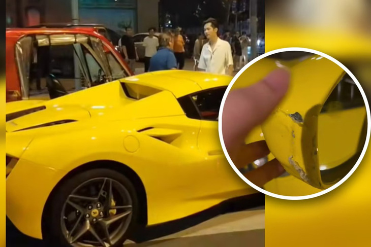 Cư dân mạng đã dành nhiều lời khen ngợi cho tài xế trẻ - người chỉ yêu cầu một khoản bồi thường nhỏ từ một người lái xe ba bánh lớn tuổi đã làm xước chiếc Ferrari trị giá hàng tỉ đồng mà anh ta đang lái - Ảnh: SCMP/Weibo