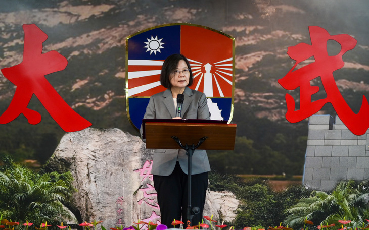 Lãnh đạo Đài Loan đến đảo Kim Môn, tưởng niệm trận đánh với Trung Quốc