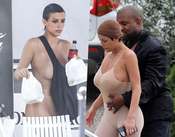 Công chúng tức nổ mắt vì màn khoe cơ thể của vợ mới Kanye West