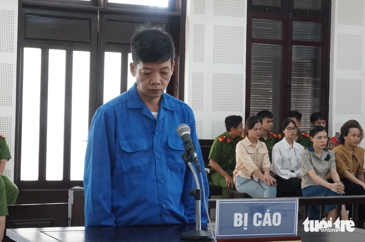 Bị cáo Trương Quang Thanh là lái xe chở rác, bị tuyên án 20 năm tù - Ảnh: Đ.C.