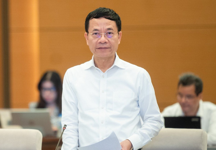Bộ trưởng Nguyễn Mạnh Hùng - Ảnh: GIA HÂN