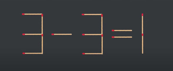 Thử tài IQ: Di chuyển một que diêm để 1+1=8-1 thành phép tính đúng - Ảnh 4.