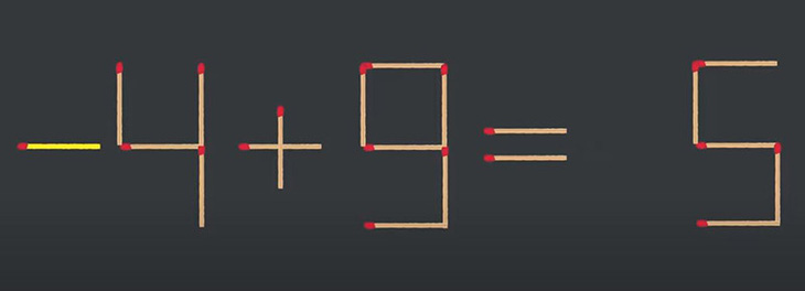 Thử tài IQ: Di chuyển một que diêm để 7+2=3-4 thành phép tính đúng - Ảnh 1.