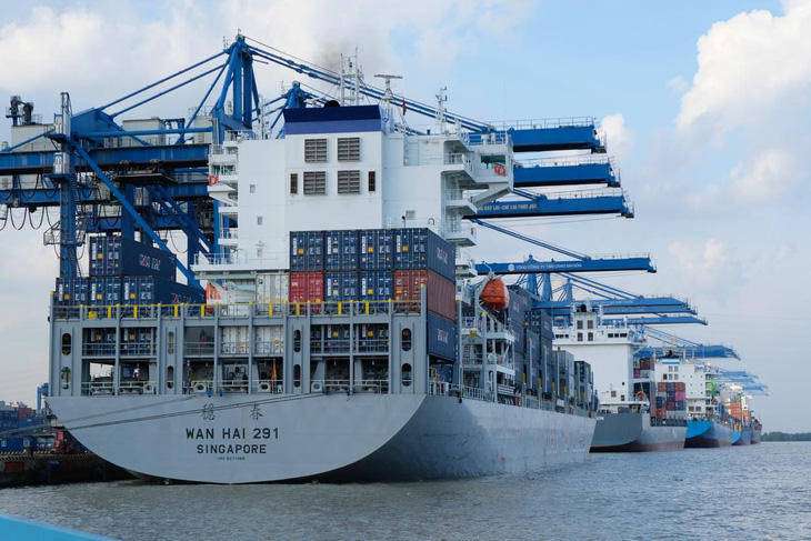 Xuất khẩu hàng hóa tại cảng Cát Lái, TP Thủ Đức,  TP.HCM - Ảnh: QUANG ĐỊNH