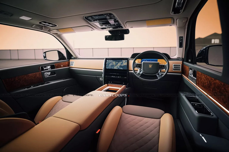Không gian bên trong cabin Century SUV sẽ là không gian đỉnh cao nhất từng xuất hiện trên một mẫu xe Toyota - Ảnh: Carscoops