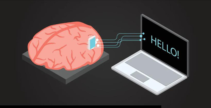 Đồ họa biểu diễn suy nghĩ từ não thể hiện trên máy tính - Ảnh: IFL SCIENCE