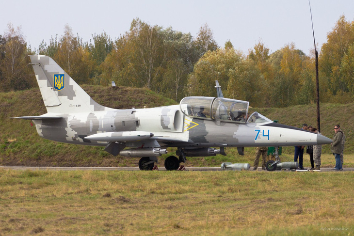 Một chiếc L-39 của không quân Ukraine - Ảnh: AFP