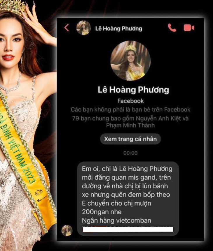 Nội dung tin nhắn mạo danh tân hoa hậu Lê Hoàng Phương để mượn tiền khiến netizen &quot;cười vỡ bụng&quot; vì quá giả trân