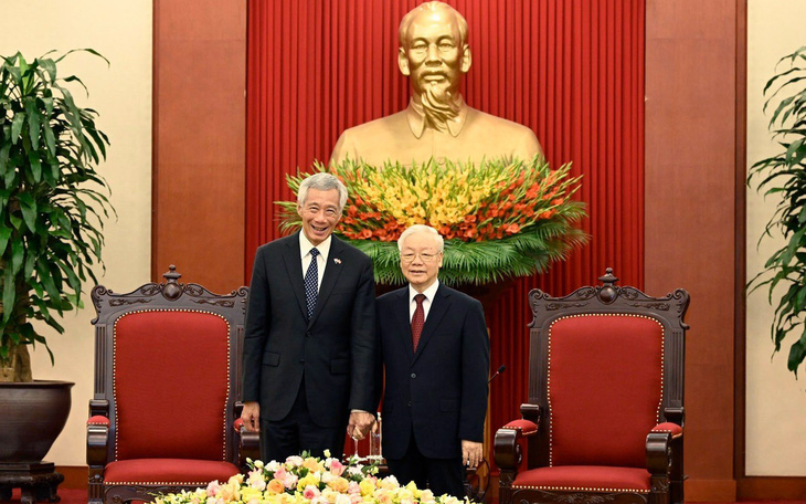 Tổng bí thư Nguyễn Phú Trọng: Chuyến thăm của Thủ tướng Singapore là dấu mốc quan trọng