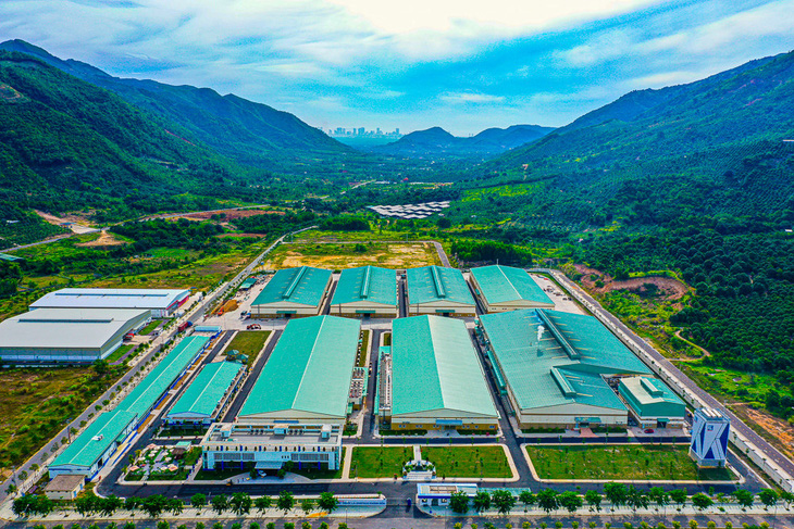 Toàn cảnh Nhà máy thuốc lá Khatoco Khánh Hòa ở Cụm công nghiệp Trảng É - Ảnh: Khatoco