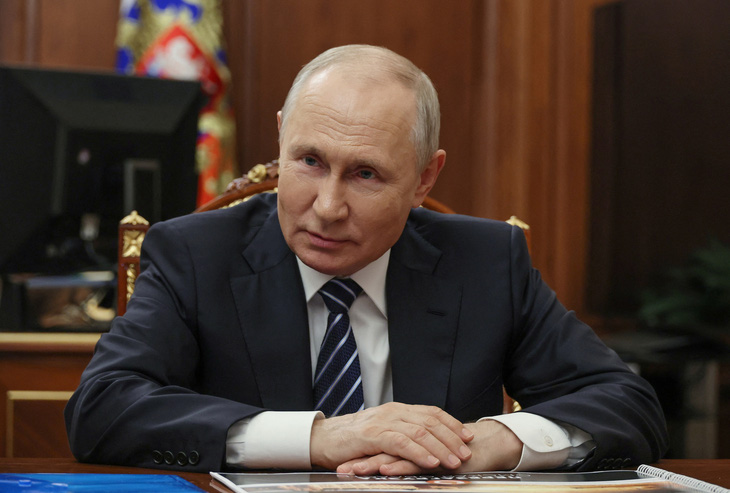 Tổng thống Nga Vladimir Putin sẽ không tham dự lễ tang của ông trùm tập đoàn lính đánh thuê Wagner Yevgeny Prigozhin - Ảnh: REUTERS