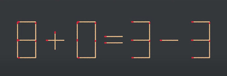 Thử tài IQ: Di chuyển một que diêm để 4+3=7-1 thành phép tính đúng - Ảnh 4.