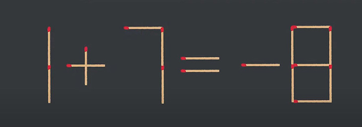 Thử tài IQ: Di chuyển một que diêm để 4+3=7-1 thành phép tính đúng - Ảnh 7.