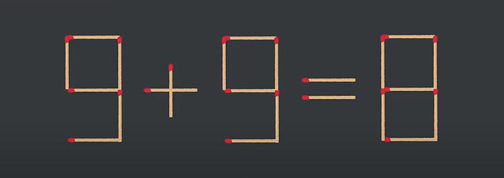 Thử tài IQ: Di chuyển một que diêm để 9+5=9+2 thành phép tính đúng - Ảnh 7.