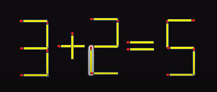 Thử tài IQ: Di chuyển một que diêm để 3-2=6/2 thành phép tính đúng - Ảnh 1.