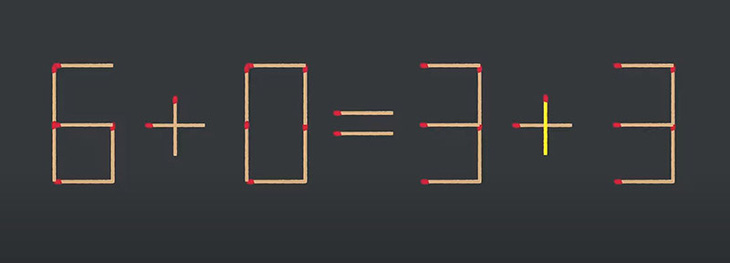 Thử tài IQ: Di chuyển một que diêm để 4+3=7-1 thành phép tính đúng - Ảnh 1.