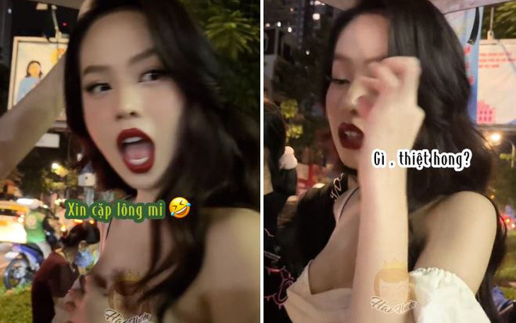Hoa hậu Thanh Thủy ứng biến thế nào khi fan "xin cặp lông mi"?