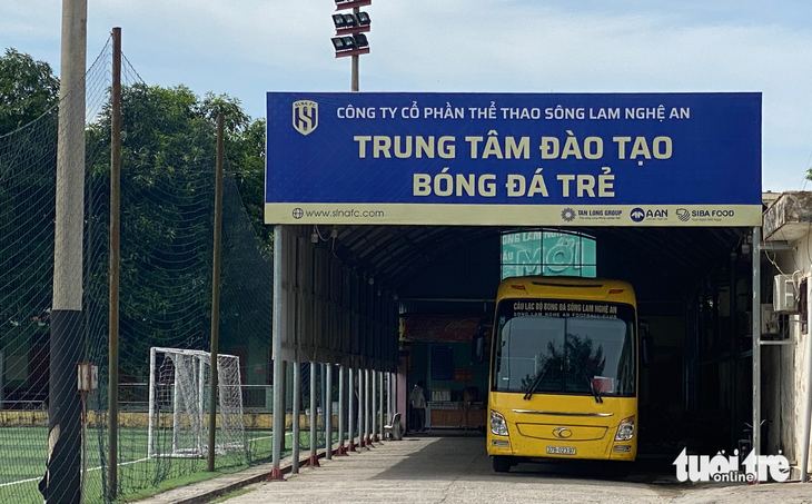 Trụ sở Trung tâm đào tạo bóng đá trẻ Sông Lam Nghệ An - Ảnh: DOÃN HÒA