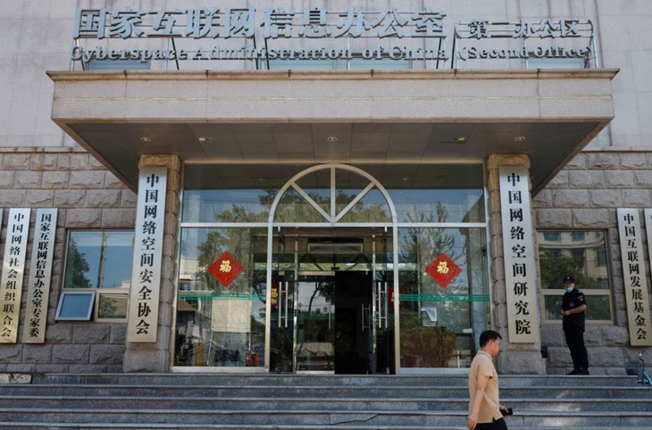 Trụ sở Cơ quan An ninh mạng Trung Quốc ở Bắc Kinh - Ảnh: REUTERS