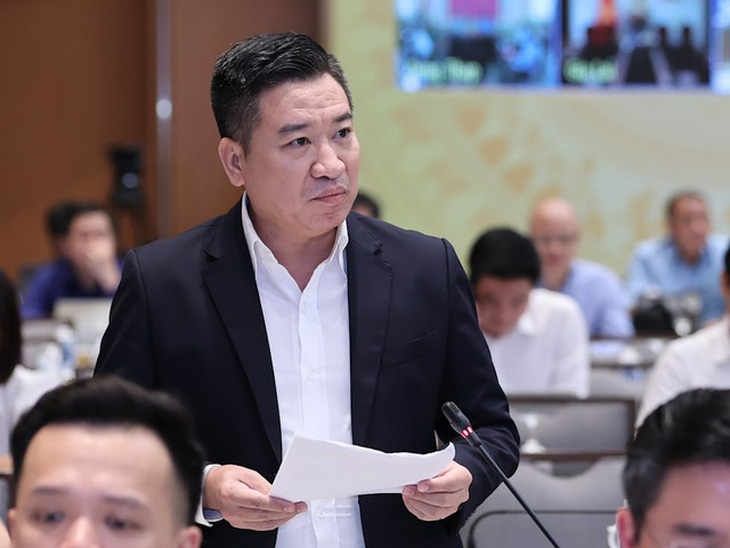 Ông Nguyễn Đình Trung cho rằng cần tháo gỡ việc cấp vốn cho dự án theo tiến độ - Ảnh: VGP