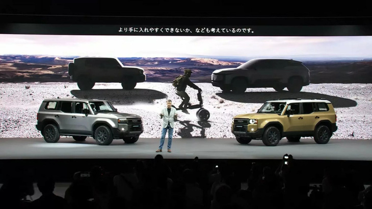Lễ ra mắt Toyota Land Cruiser Prado 2024 có sự xuất hiện của 2 mẫu SUV khác cũng rất đáng chú ý - Ảnh: Carscoops