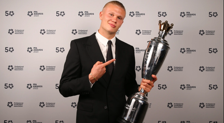Haaland giành giải Cầu thủ xuất sắc nhất năm của PFA - GOAL.COM
