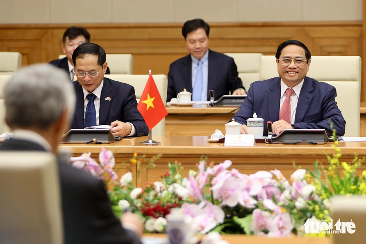 Thủ tướng Phạm Minh Chính tại một cuộc họp - Ảnh: NGUYỄN KHÁNH