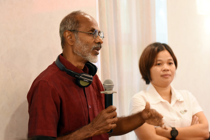 TS Pruthu Fernando trả lời câu hỏi của các đại biểu tại hội thảo - Ảnh: A LỘC