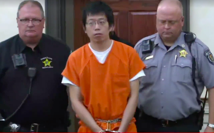 Tailei Qi (34 tuổi), học viên cao học đến từ Trung Quốc và là nghi phạm bắn chết phó giáo sư tại Đại học North Carolina - Ảnh chụp màn hình NBC News 