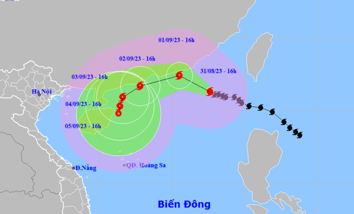Siêu bão số 3 liệu có ảnh hưởng đến vịnh Bắc Bộ? - Ảnh 1.