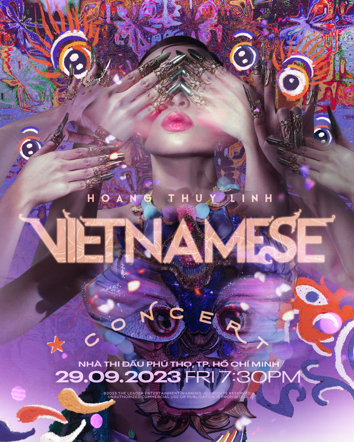 Poster Vietnamese concert của Hoàng Thùy Linh