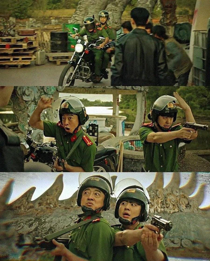 Choi Kyung Koo (Jang Hyuk Jin) và Park Jin Eon (Bae Yoo Ram) mặc đồng phục công an Việt Nam, dũng cảm giúp Kim Do Gi (Lee Je Hoon) phá vòng vây trở thành chủ đề được bàn luận sôi nổi trên mạng xã hội.