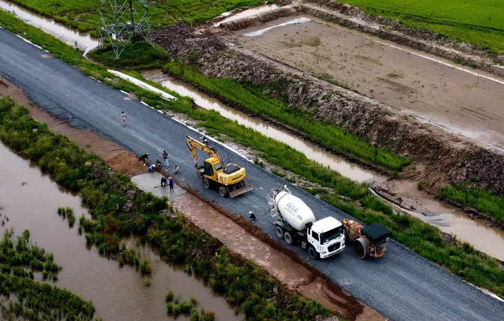 Vị trí Khu công nghiệp VSIP Cần Thơ được xây dựng tại huyện Vĩnh Thạnh, TP Cần Thơ - Ảnh: V.Đ.