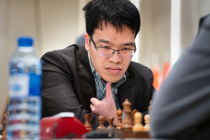 Lê Quang Liêm gặp khó ở vòng 2 World Cup cờ vua 2023 - Ảnh: FIDE