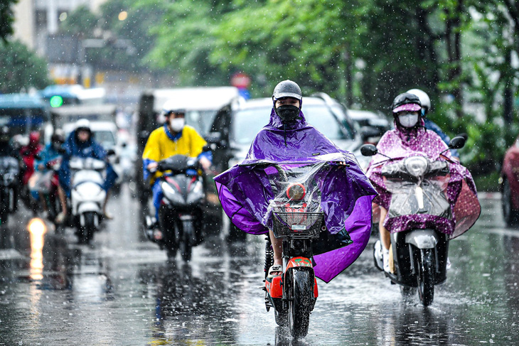 Hôm nay các tỉnh phía Bắc thời tiết có mưa to đến rất to - Ảnh: LÊ PHAN