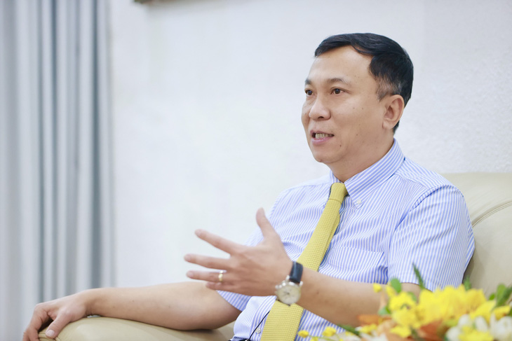 Chủ tịch VFF Trần Quốc Tuấn chia sẻ về kế hoạch tương lai của bóng đá Việt Nam - Ảnh: NGUYỄN KHÁNH