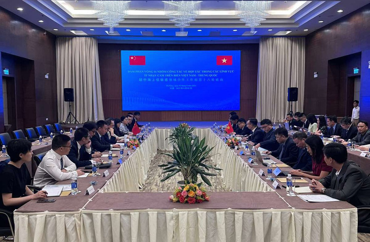 Toàn cảnh đàm phán vòng 16 giữa Việt Nam và Trung Quốc về hợp tác trong các lĩnh vực ít nhạy cảm trên biển - Ảnh: Bộ Ngoại giao cung cấp