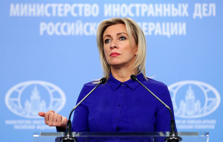 Người phát ngôn Bộ Ngoại giao Nga Maria Zakharova - Ảnh: TASS