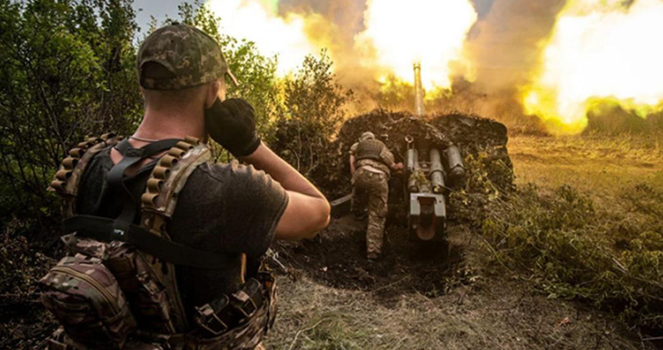 Các lực lượng Ukraine đang hành động ở miền đông Ukraine - Ảnh: UKRINFORM