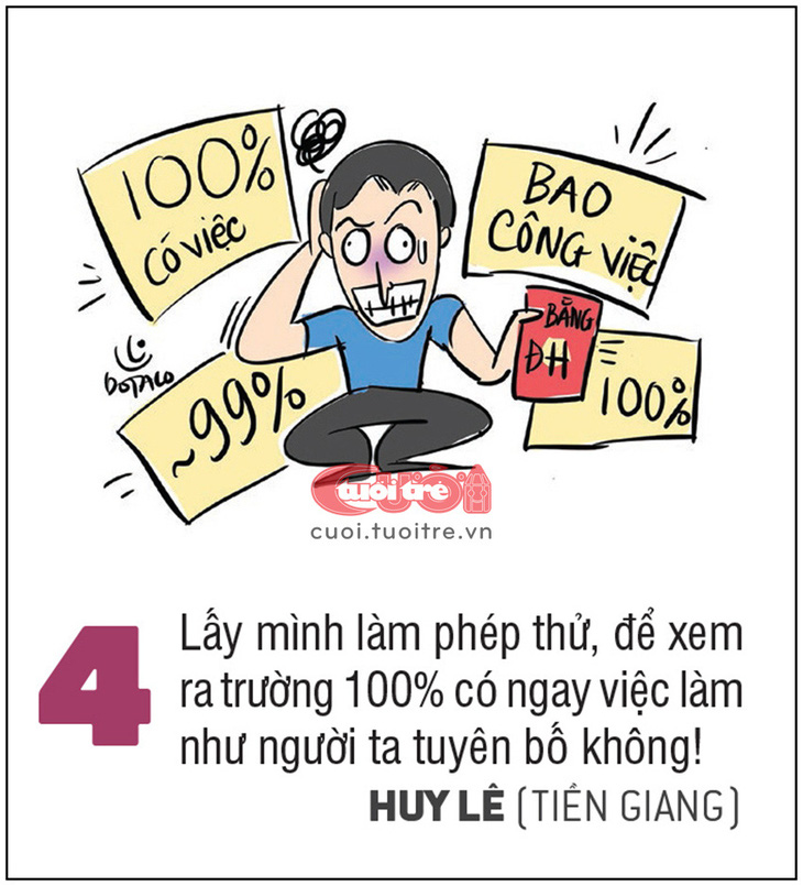 Lấy mình làm... phép thử. 